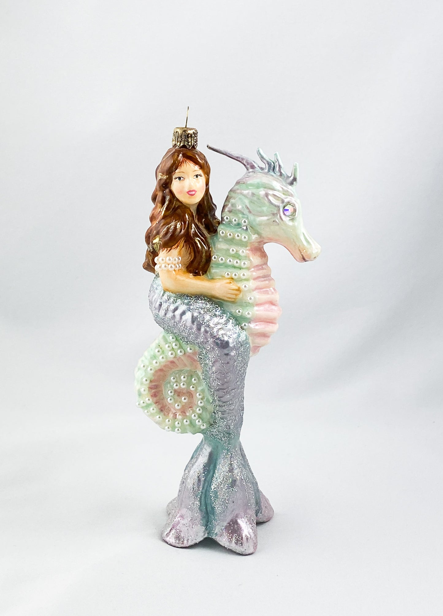 The mermaid rides on the seahorse, AtlasArt