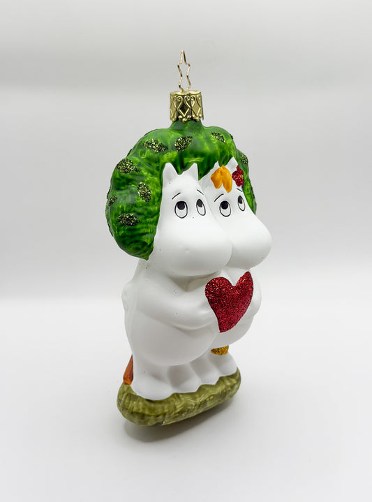 Moomin und Snorkfräulein mit Herz