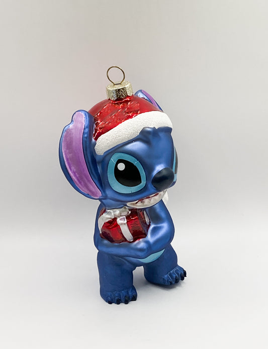 Stitch freut sich auf Weihnachten