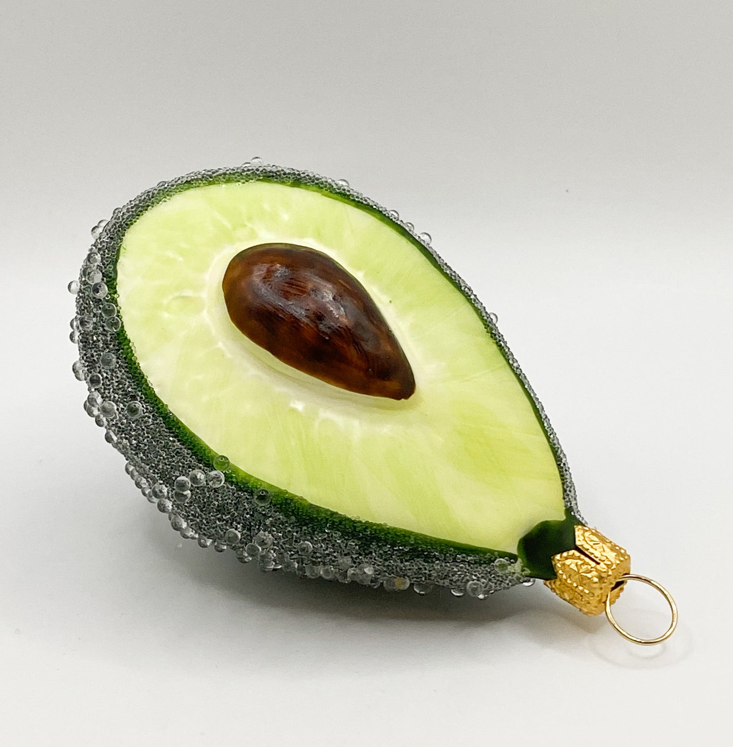 Halbe Glitzer - Avocado