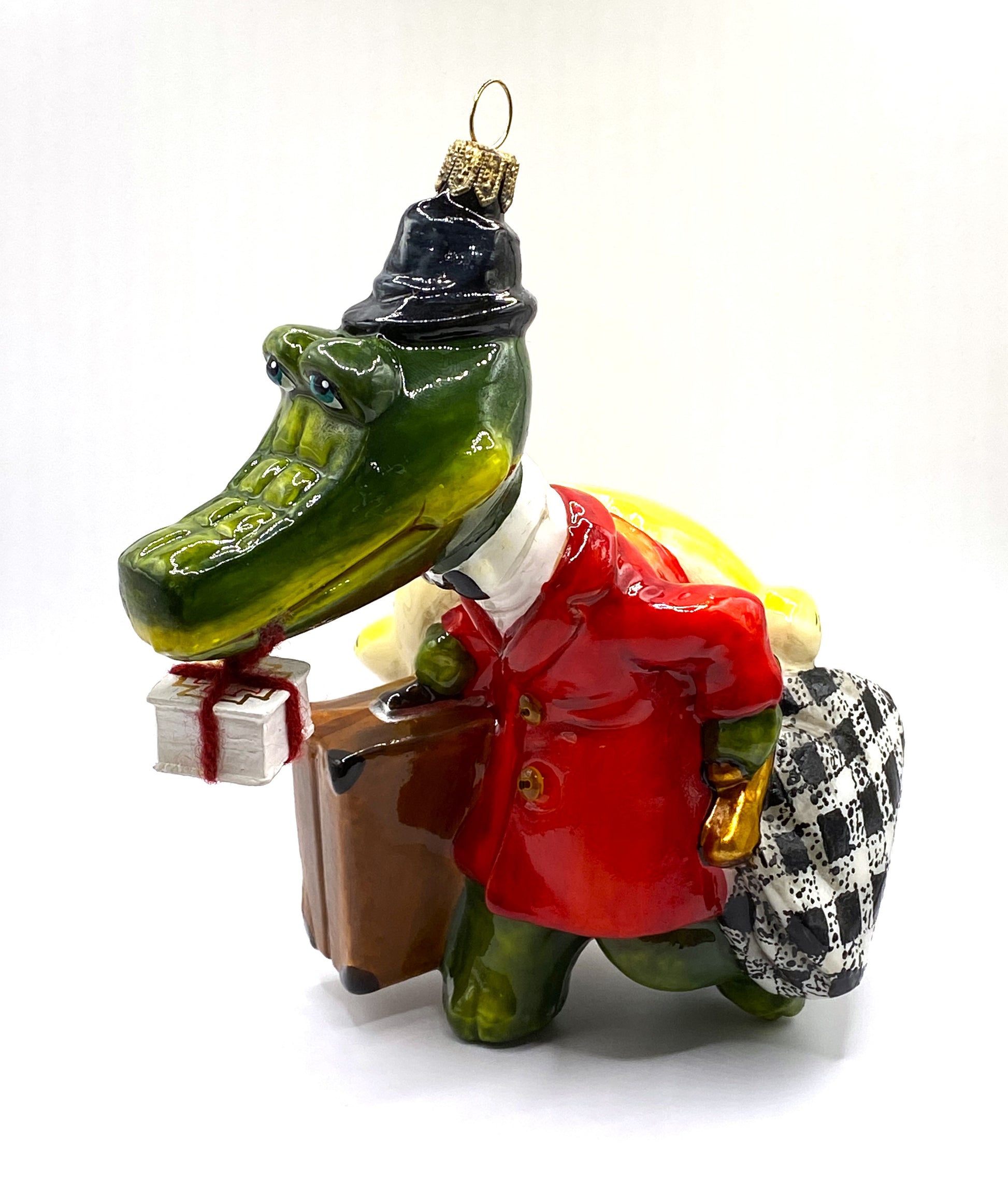 Baumschmuck-Christbaumschmuck-AtlasArt-Krokodil-Gema-Tschiburaschka-Russland-weihnachts-deko-ch-Galerie-Luechinger-1