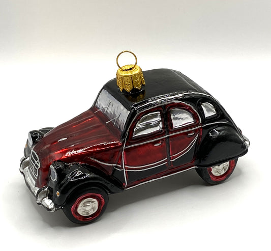 Baumschmuck-Christbaumschmuck-Bordeaux-Deux-Chevaux-Oltimer-Frankreich-Kultauto-weihnachts-deko-ch-Galerie-Luechinger-1