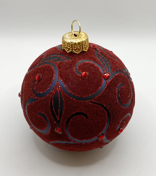 Baumschmuck-Christbaumschmuck-Christbaumkugel-dunkelrot-Ranken-weihnachts-deko-ch-Galerie-Luechinger3