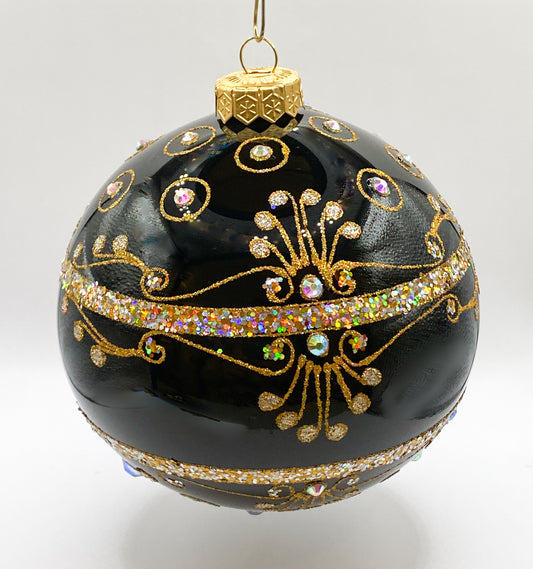 Baumschmuck-Christbaumschmuck-Christbaumkugel-schwarz-gold-weihnachts-deko-ch-Galerie-Luechinger