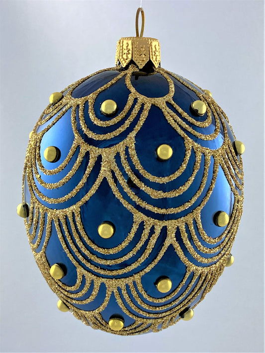 Baumschmuck-Christbaumschmuck-Faberge-Ei-gold-dunkelblau-art-deco-weihnachts-deko-ch-Galerie-Luechinger1