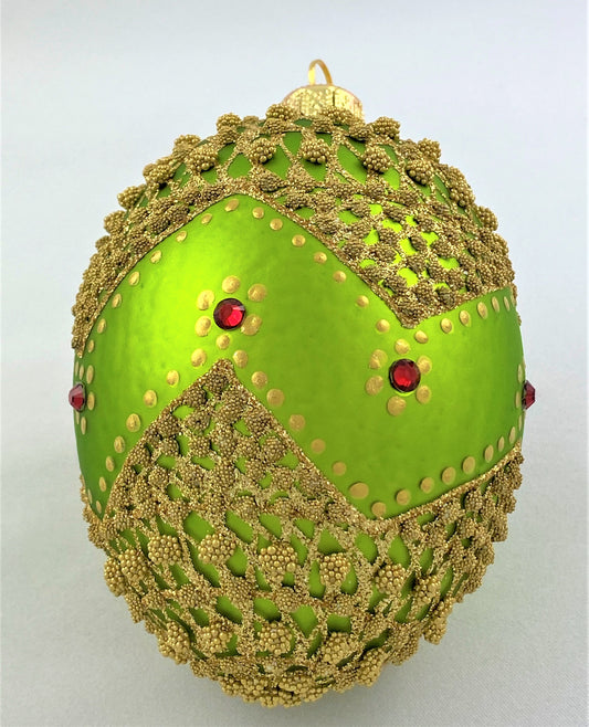 Baumschmuck-Christbaumschmuck-Faberge-Ei-gold-gruen-weihnachts-deko-ch-Galerie-Luechinger