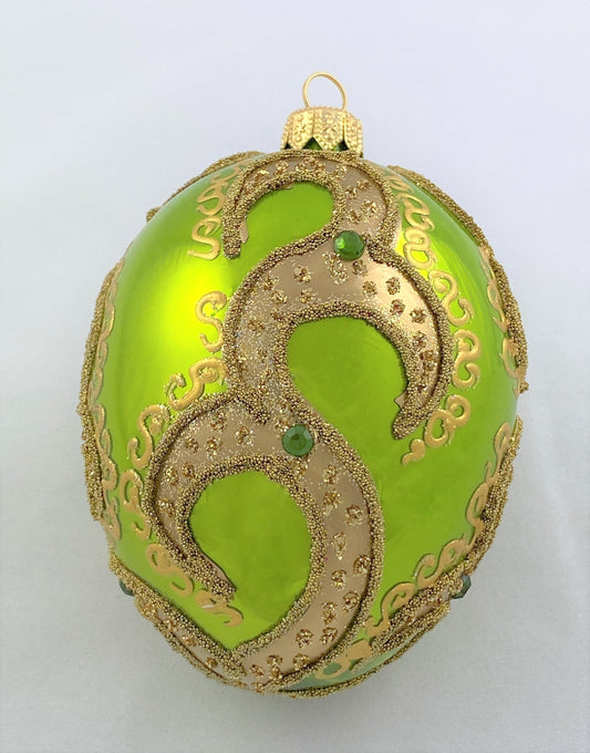 Baumschmuck-Christbaumschmuck-Faberge-Ei-gruen-gold-weihnachts-deko-ch-Galerie-Luechinger