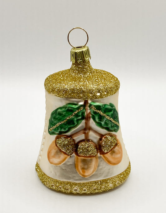 Baumschmuck-Christbaumschmuck-Glocke-Gloeggli-eicheln-zweig-historisch-weihnachts-deko-ch-Galerie-Luechinger