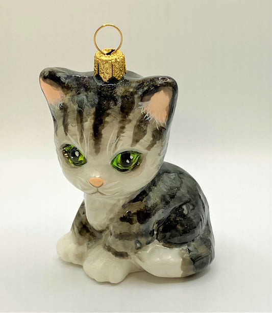 Baumschmuck-Christbaumschmuck-Graue-Tigerkatze-Komozja-Mostowski-weihnachts-deko-ch-Galerie-Luechinger-1