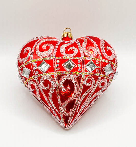 Baumschmuck-Christbaumschmuck-Herz-liebe-rot-silber-weihnachts-deko-ch-Galerie-Luechinger