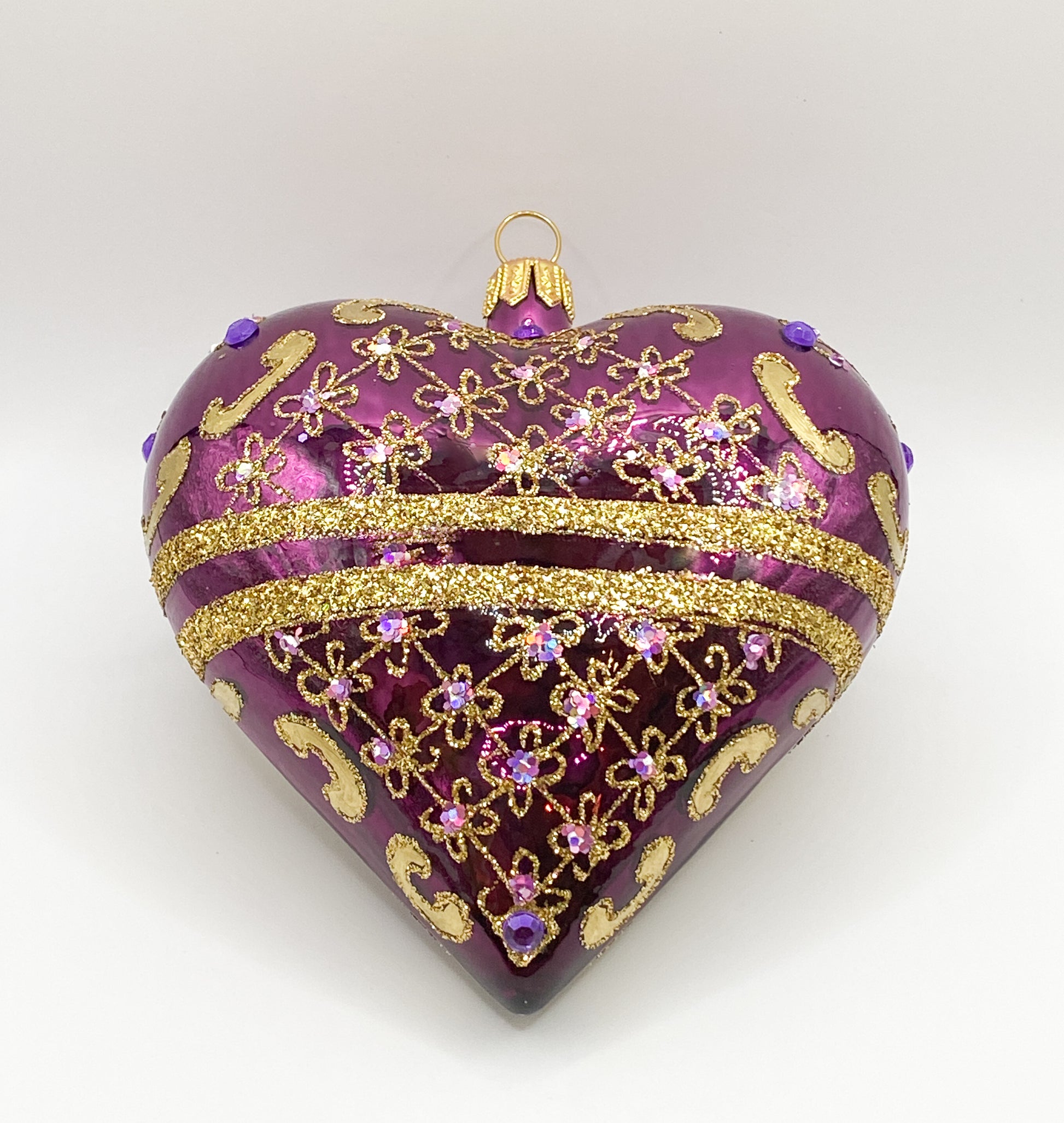 Baumschmuck-Christbaumschmuck-Herz-liebe-violett-gold-weihnachts-deko-ch-Galerie-Luechinger