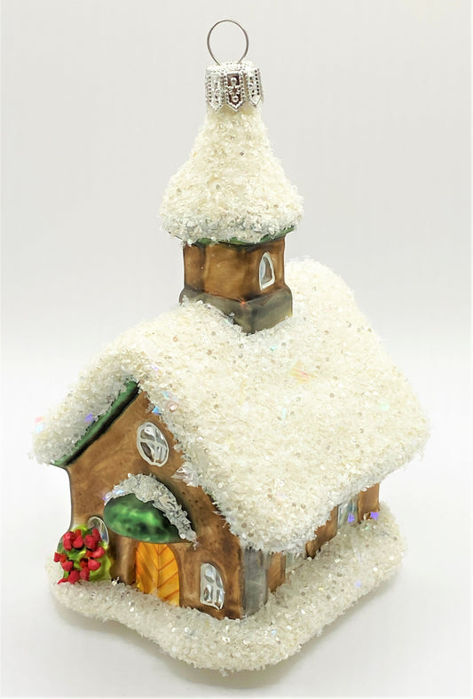 Baumschmuck-Christbaumschmuck-Kapelle-Winter-Schnee-weihnachts-deko-ch-Galerie-Luechinger-1