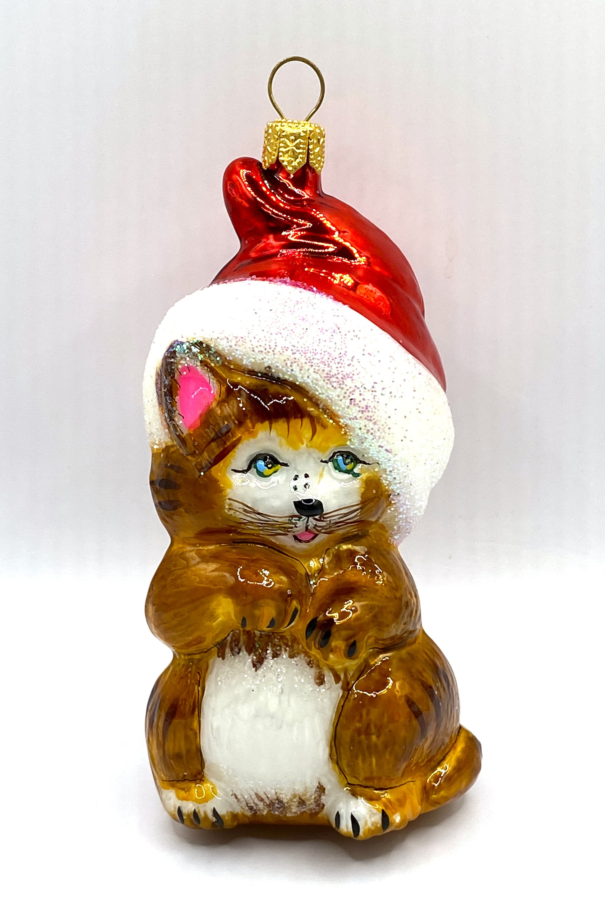 Baumschmuck-Christbaumschmuck-Katze-Weihnachtsmuetze-froehlich-weihnachts-deko-ch-Galerie-Luechinger-1