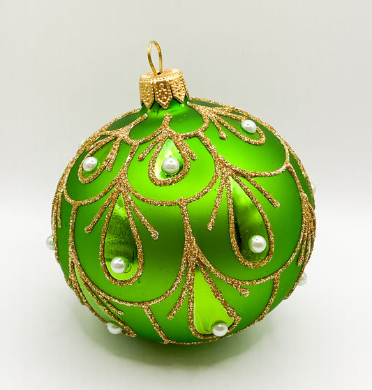 Baumschmuck-Christbaumschmuck-Kugel-gruen-gold-weihnachts-deko-ch-Galerie-Luechinger