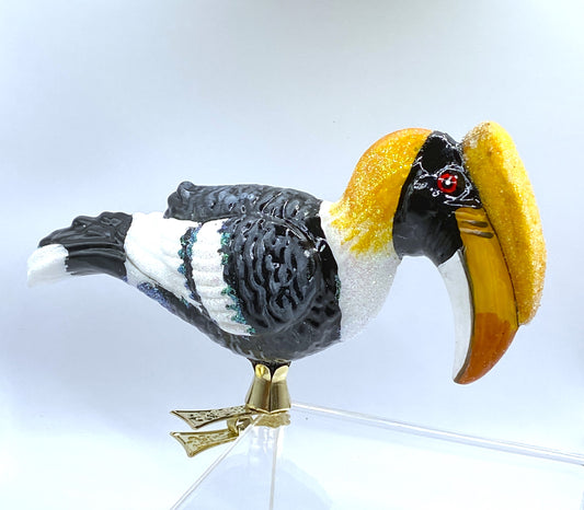 Baumschmuck-Christbaumschmuck-Nashornvogel-Afrika-Asien-Urwald-weihnachts-deko-ch-Galerie-Luechinger-1