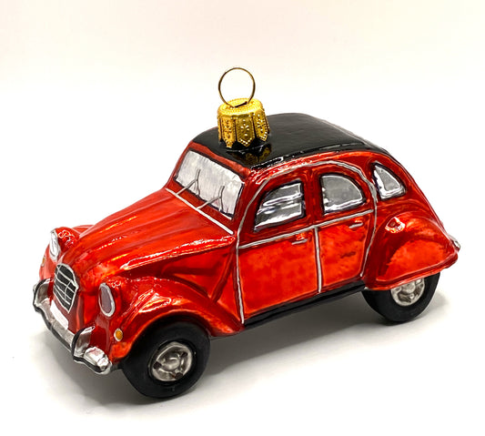 Baumschmuck-Christbaumschmuck-Roter-Deux-Chevaux-Oltimer-Frankreich-Kultauto-weihnachts-deko-ch-Galerie-Luechinger-1