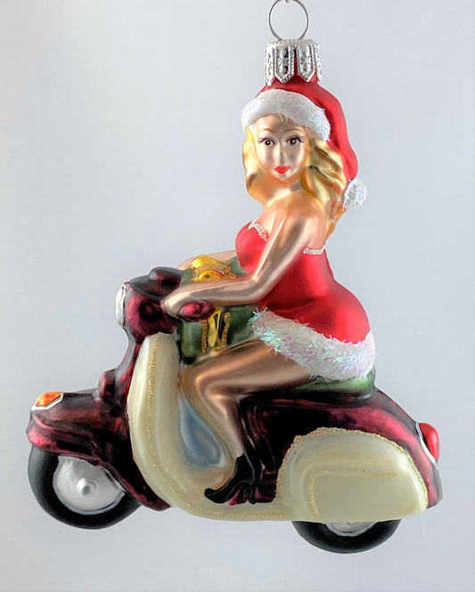 Baumschmuck-Christbaumschmuck-Santa-Girl-Motorroller-Vespa-weihnachts-deko-ch-Galerie-Luechinger-1