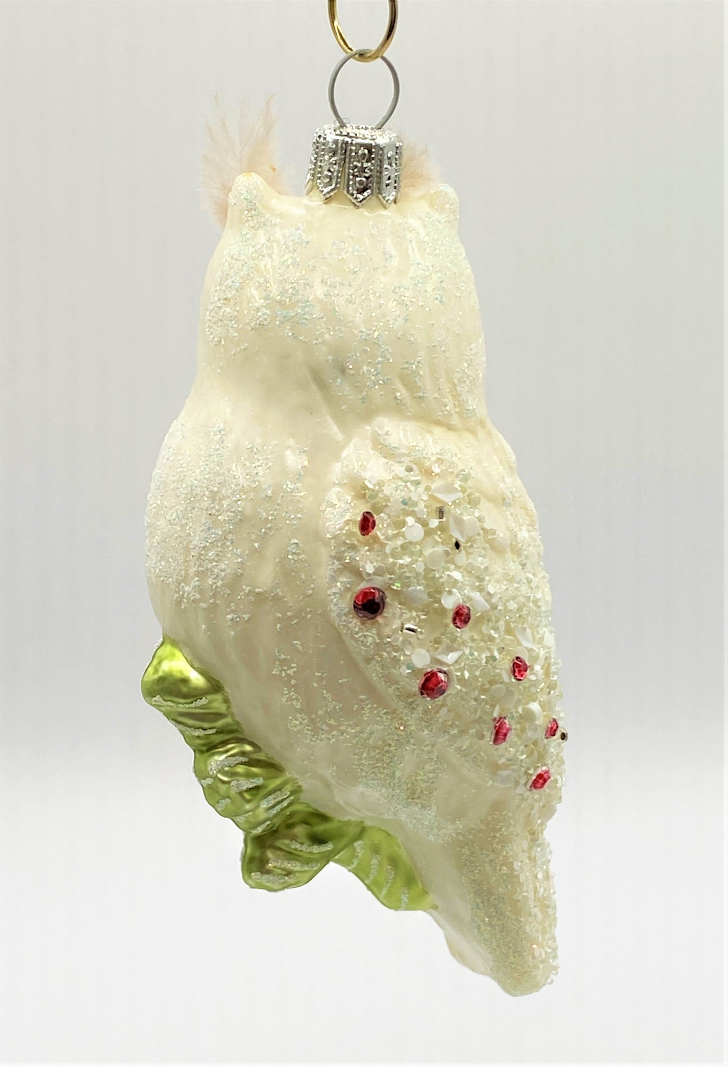 Baumschmuck-Christbaumschmuck-Schnee-Eule-Echtfeder-Schmucksteine-weihnachts-deko-ch-Galerie-Luechinger-5
