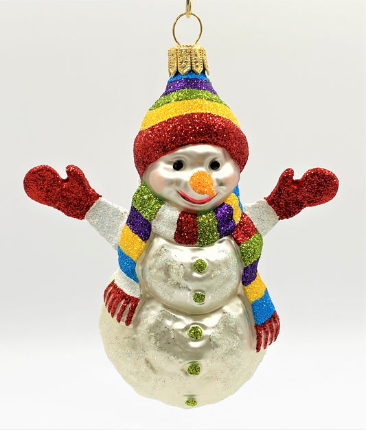 Baumschmuck-Christbaumschmuck-Schneemann-Regenbogenmuetze-weihnachts-deko-ch-Galerie-Luechinger-1