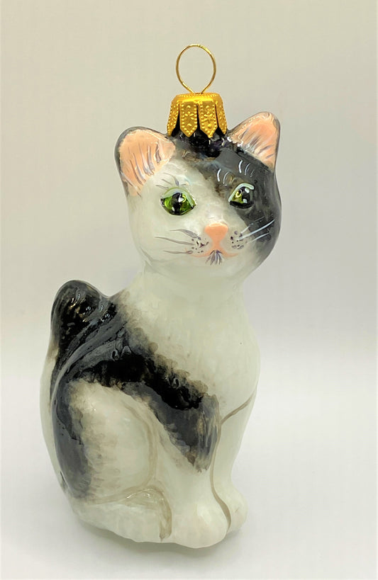 Baumschmuck-Christbaumschmuck-Schwarze-weisse-Katze-Komozja-Mostowski-weihnachts-deko-ch-Galerie-Luechinger-1