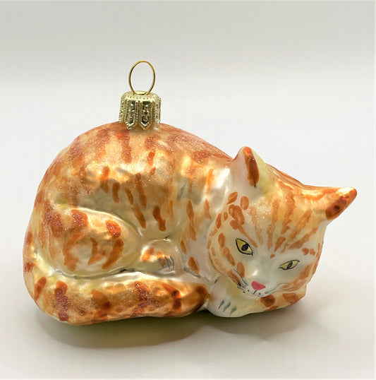 Baumschmuck-Christbaumschmuck-Tigerkatze-Schlafen-weihnachts-deko-ch-Galerie-Luechinger-1
