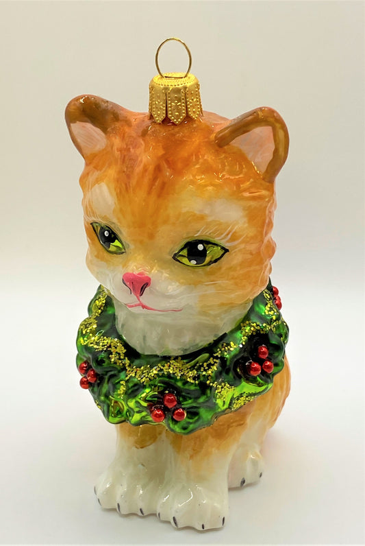 Baumschmuck-Christbaumschmuck-Tigerkatze-Weihnachtskranz-Komozja-Mostowski-weihnachts-deko-ch-Galerie-Luechinger-1