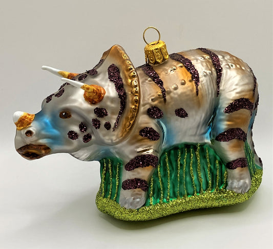 Baumschmuck-Christbaumschmuck-Triceratops-Saurier-Urtier-weihnachts-deko-ch-Galerie-Luechinger-1