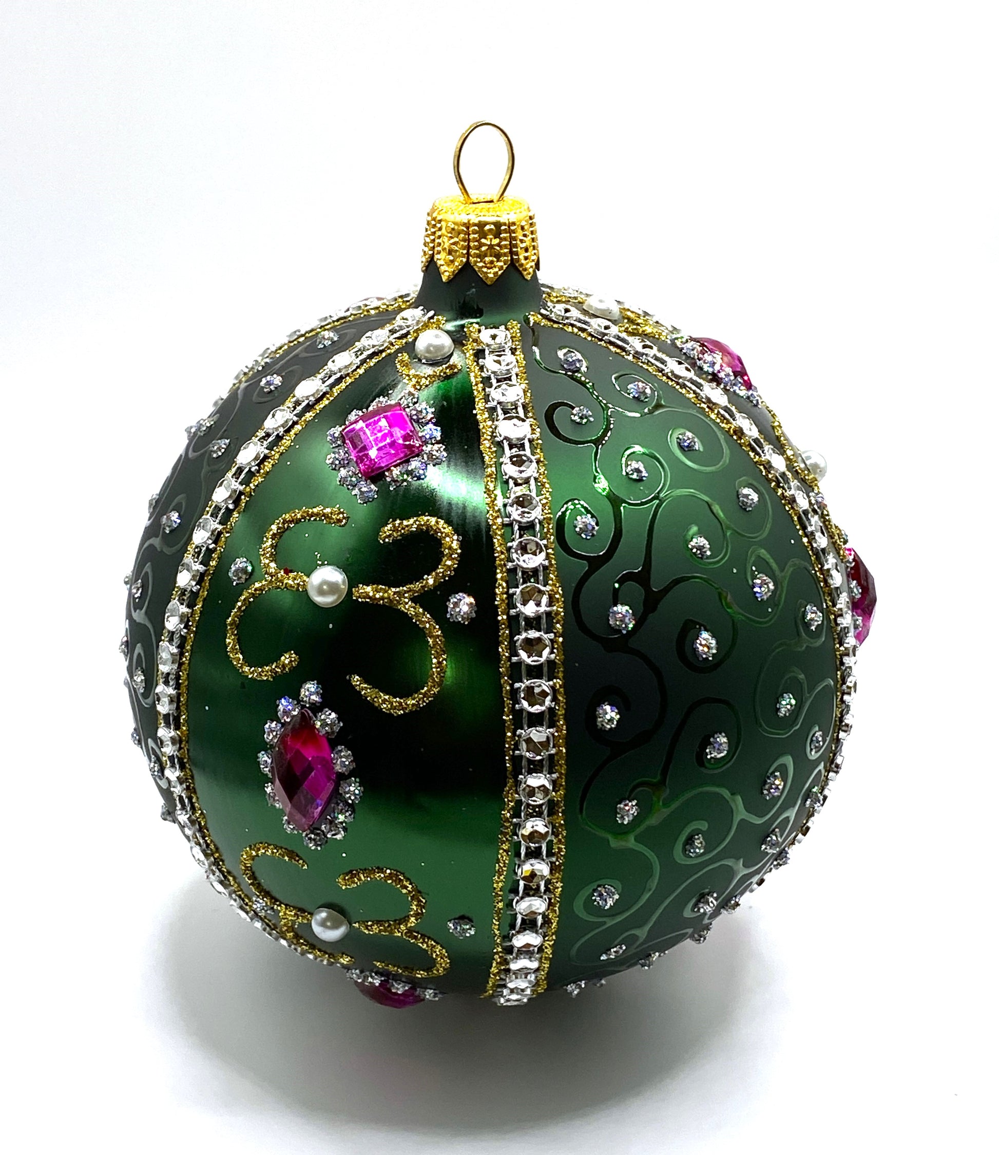 Baumschmuck-Christbaumschmuck-Weihnachts-Kugel-dunkelgruen-Schmucksteine-weihnachts-deko-ch-Galerie-Luechinger-8