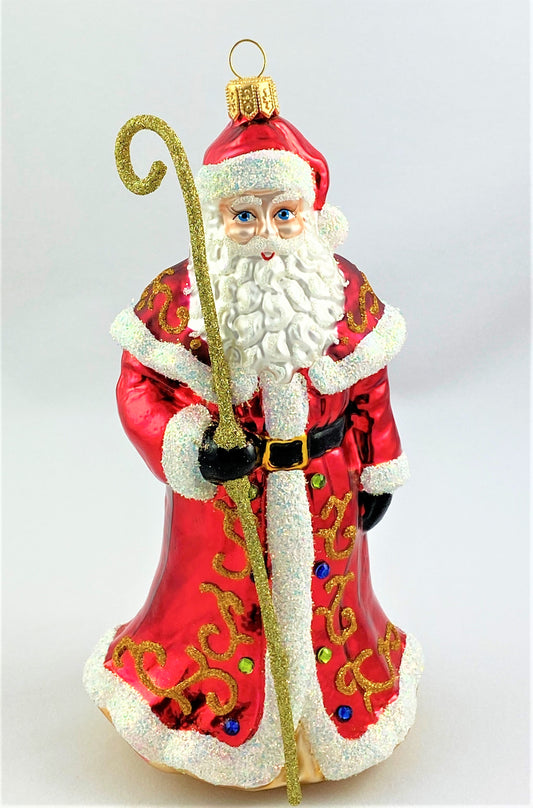 Baumschmuck-Christbaumschmuck-Weihnachtsmann-Santa-Nikolaus-Stab-Mantel-Cape-weihnachts-deko-ch-Galerie-Luechinger-1
