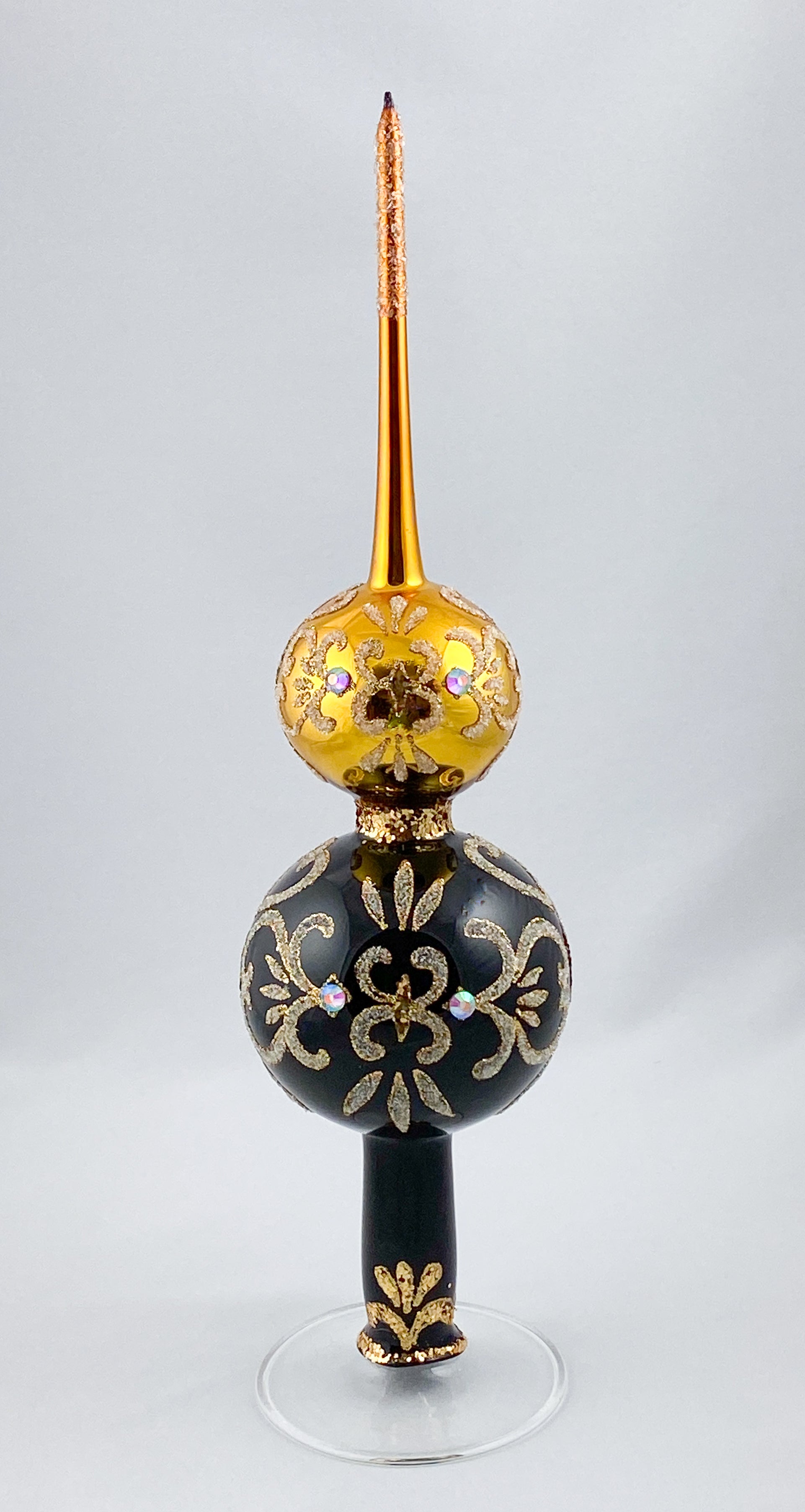 Baumschmuck-Christbaumschmuck-baumspitze-schwarz-gold-herz-weihnachts-deko-ch-Galerie-Luechinger