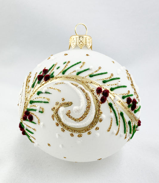 Baumschmuck-Christbaumschmuck-christbaumkugel-weiss-blaetter-ranken-natur-weihnachts-deko-ch-Galerie-Luechinger3