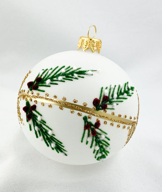 Baumschmuck-Christbaumschmuck-christbaumkugel-weiss-blaetter-ranken-natur-weihnachts-deko-ch-Galerie-Luechinger6