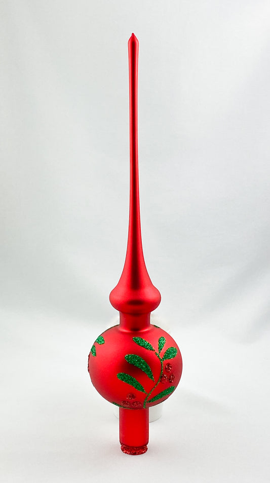 Baumschmuck-Christbaumschmuck-christbaumspitze-rot-blaetter-ranken-weihnachts-deko-ch-Galerie-Luechinger