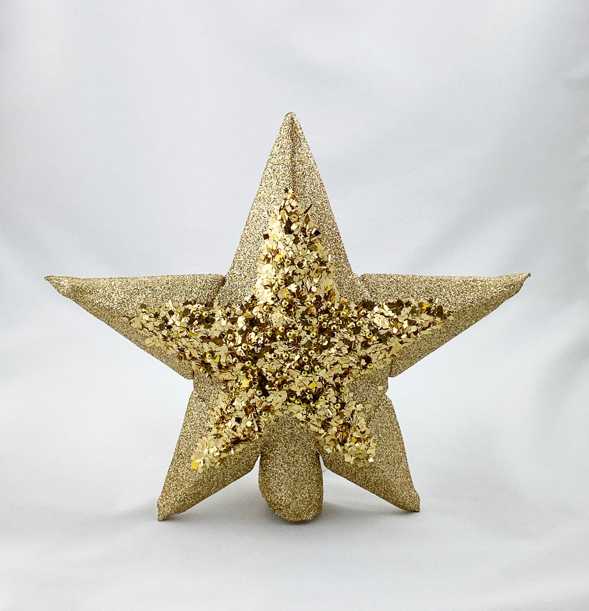 Weihnachtsschmuck Christbaum-Sternen-Spitze gold – Lüchinger Galerie