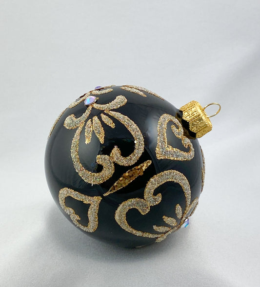 Baumschmuck-Christbaumschmuck-kugel-schwarz-gold-herz-weihnachts-deko-ch-Galerie-Luechinger