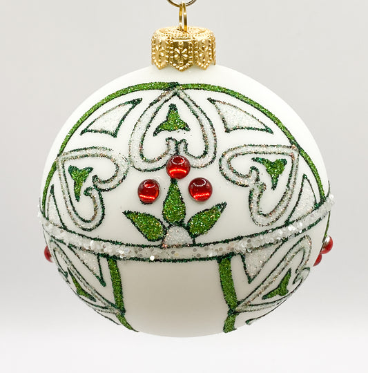 Baumschmuck-Christbaumschmuck-kugel-weiss-gruen-herzchen-jugendstil-weihnachts-deko-ch-Galerie-Luechinger3