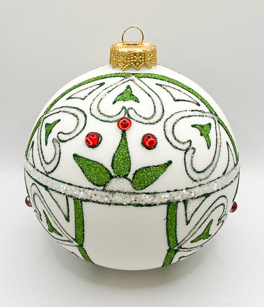 Baumschmuck-Christbaumschmuck-kugel-weiss-gruen-herzchen-jugendstil-weihnachts-deko-ch-Galerie-Luechinger6