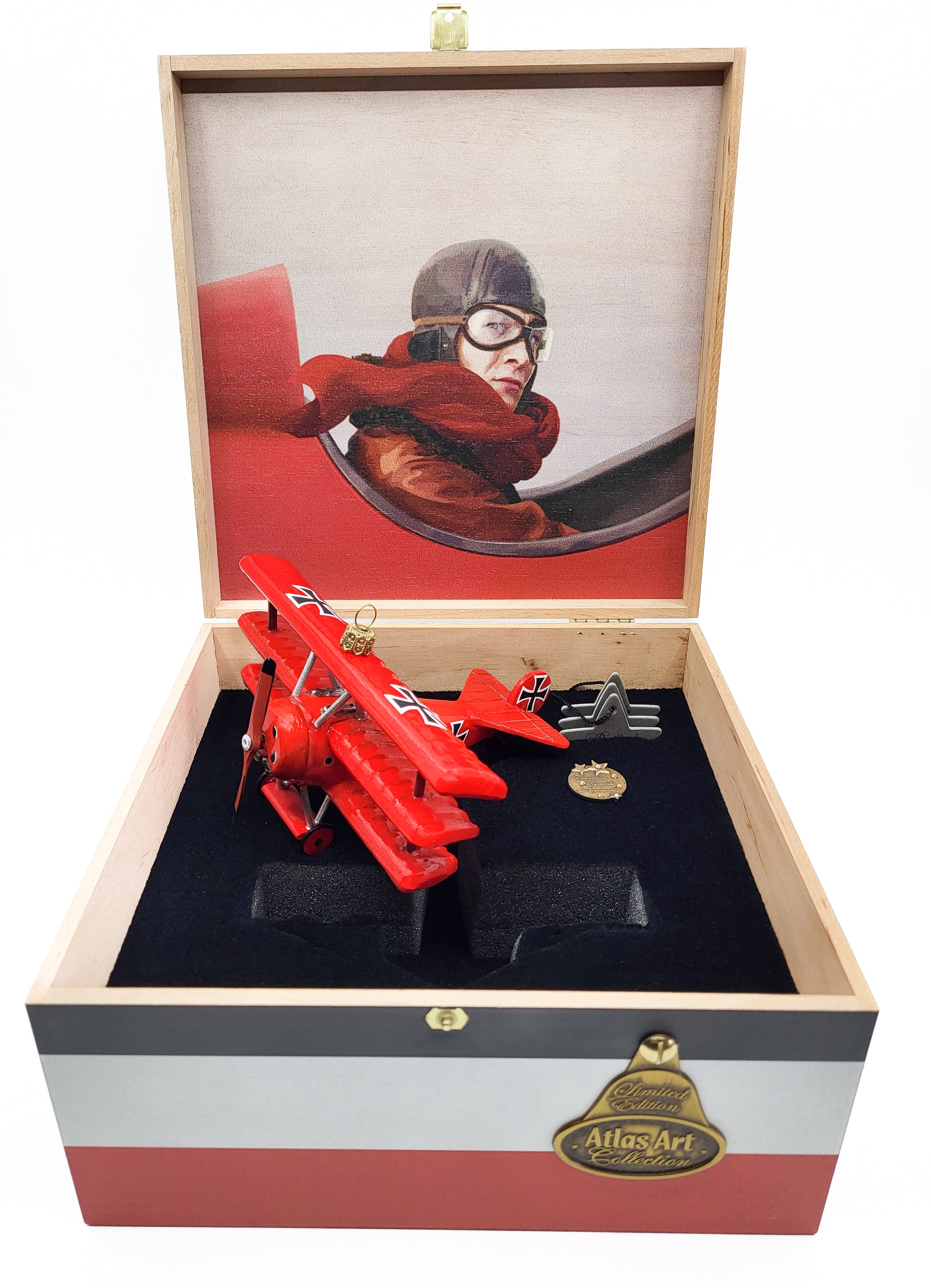 Baumschmuck-Christbaumschmuck-roter-baron-flugzeug-nostalgie-atlasart-weihnachts-deko-ch-Galerie-Luechinger5