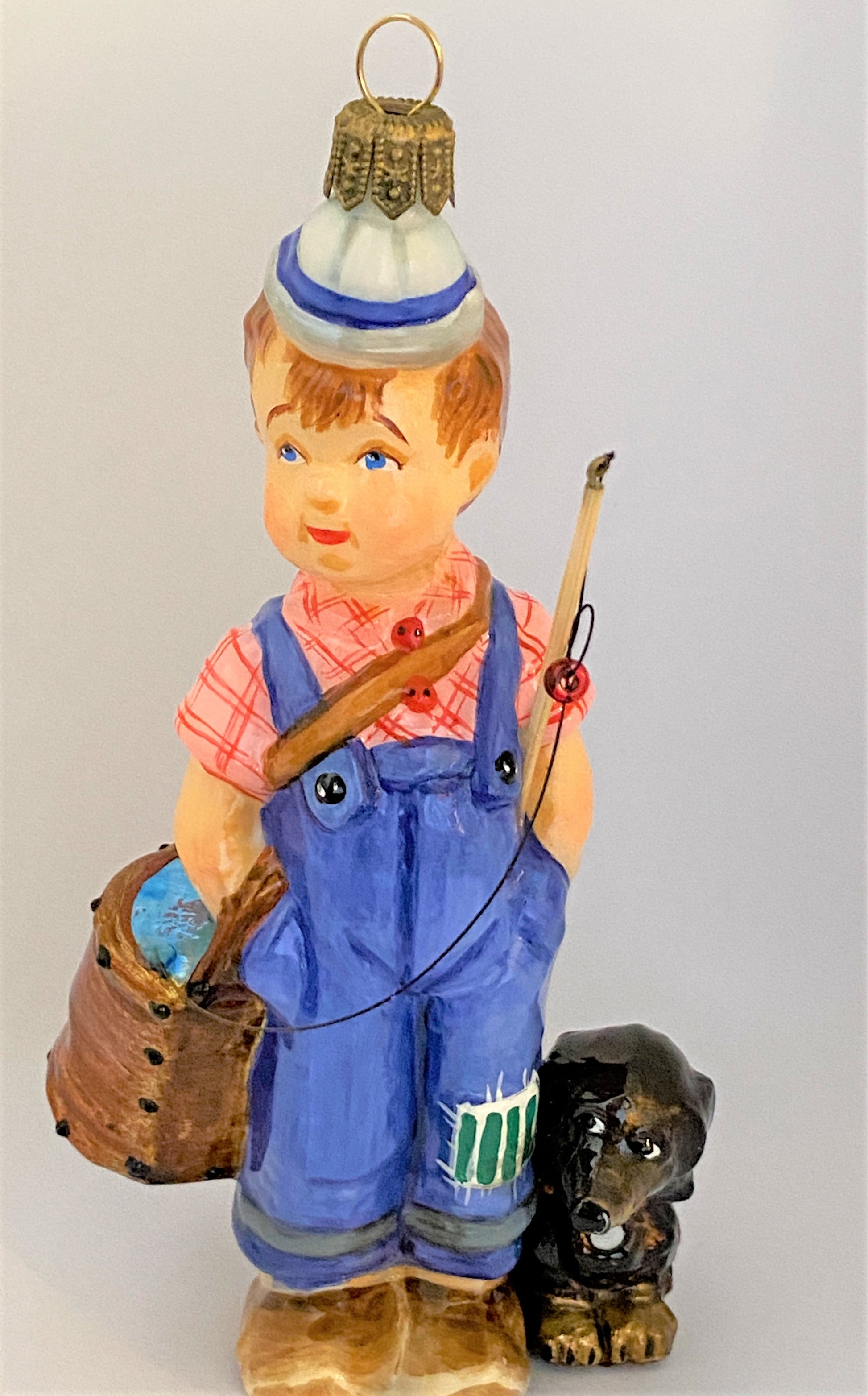 Weihnachtsschmuck-Christbaumschmuck-AtlasArt-Fischerjunge-Dackel-Fischerrute-weihnachts-deko-ch-Galerie-LuechingerIMG_0001