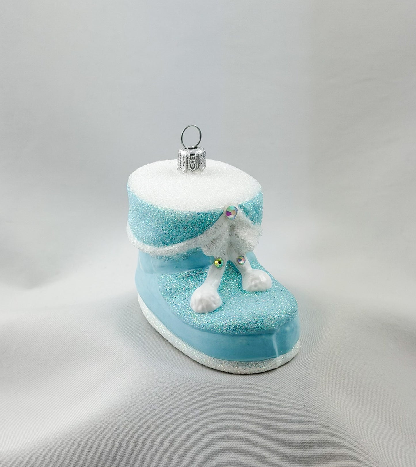 Light blue snow boots, winter booties