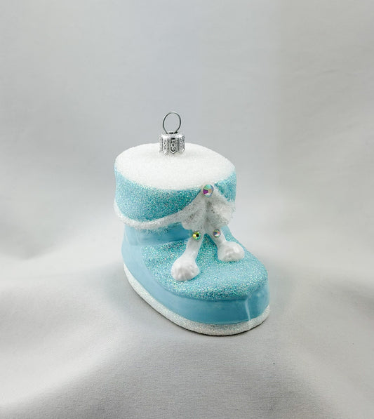 Light blue snow boots, winter booties