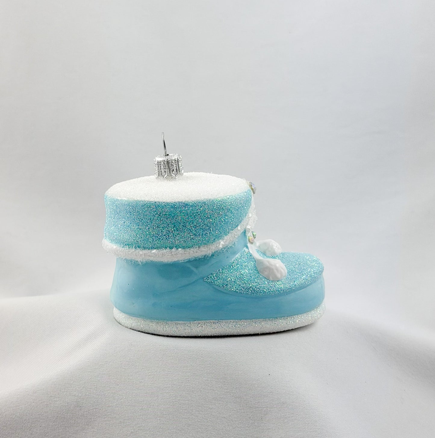 Light blue snow boots, winter booties