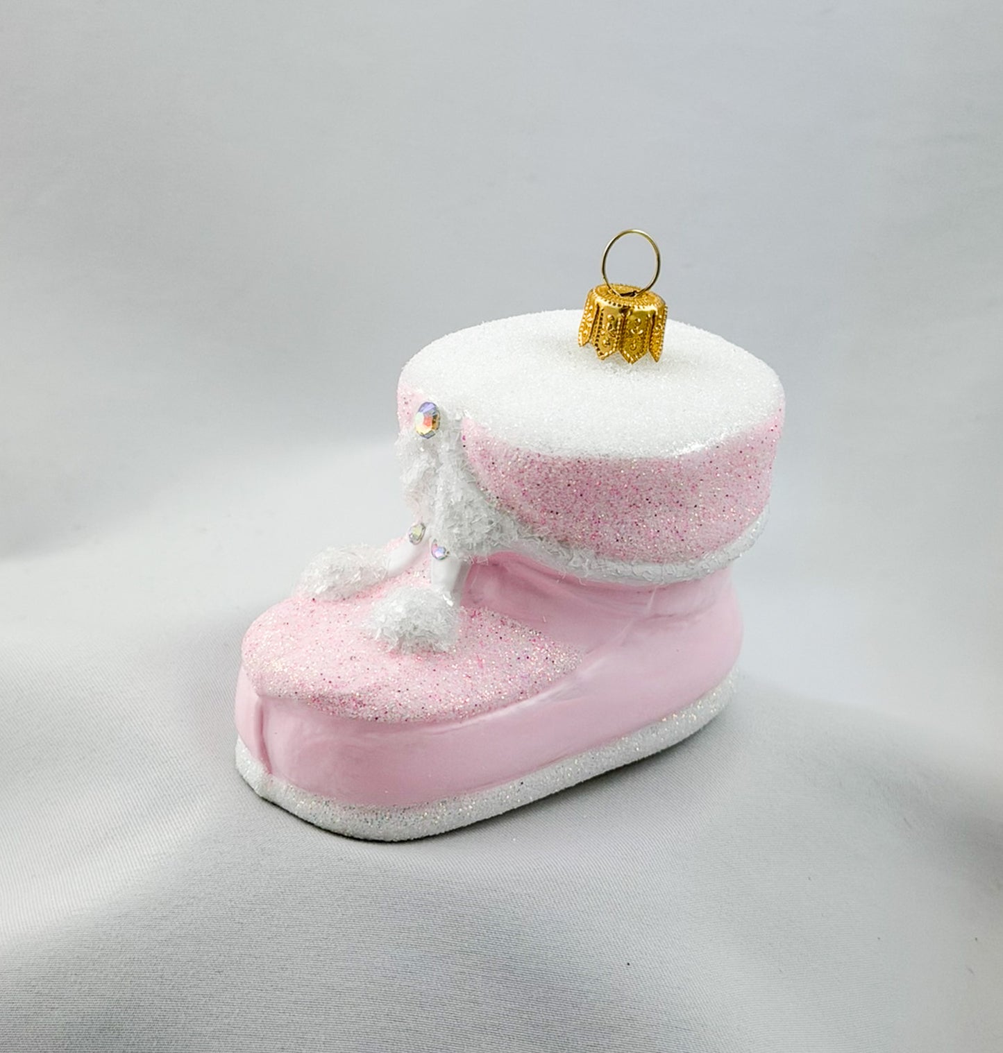 Pink snow boots, winter booties
