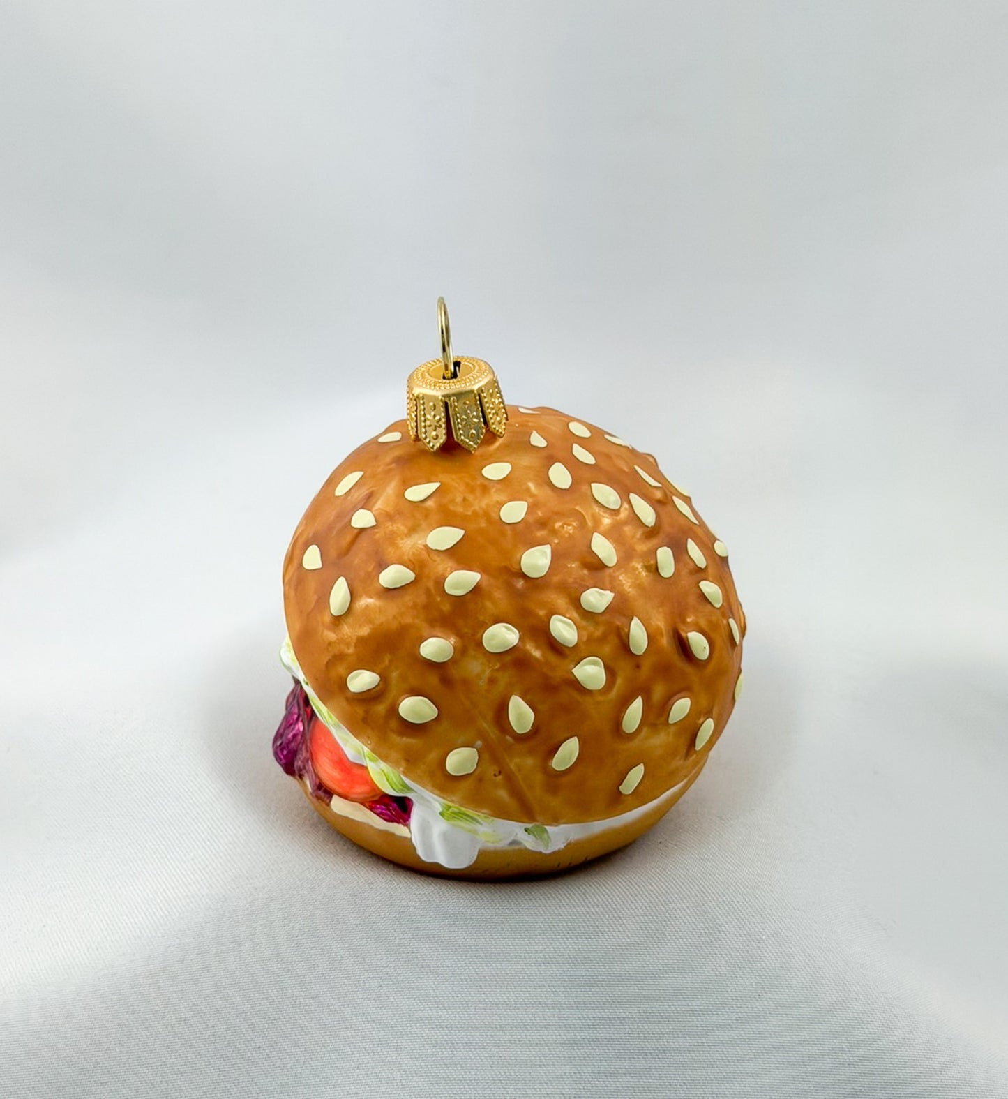 Vegetarian Vegetable Burger with Sesame Bun