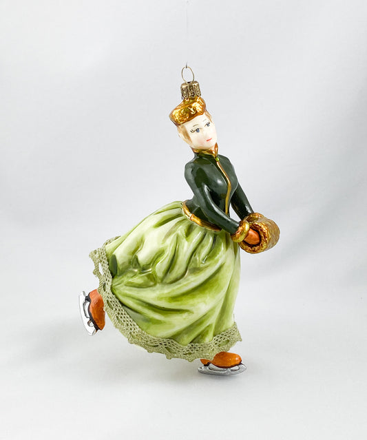 Eiskunstläuferin in elegantem Kostüm, AtlasArt