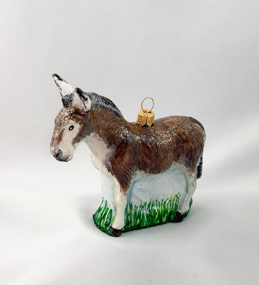 Grayish-brown donkey