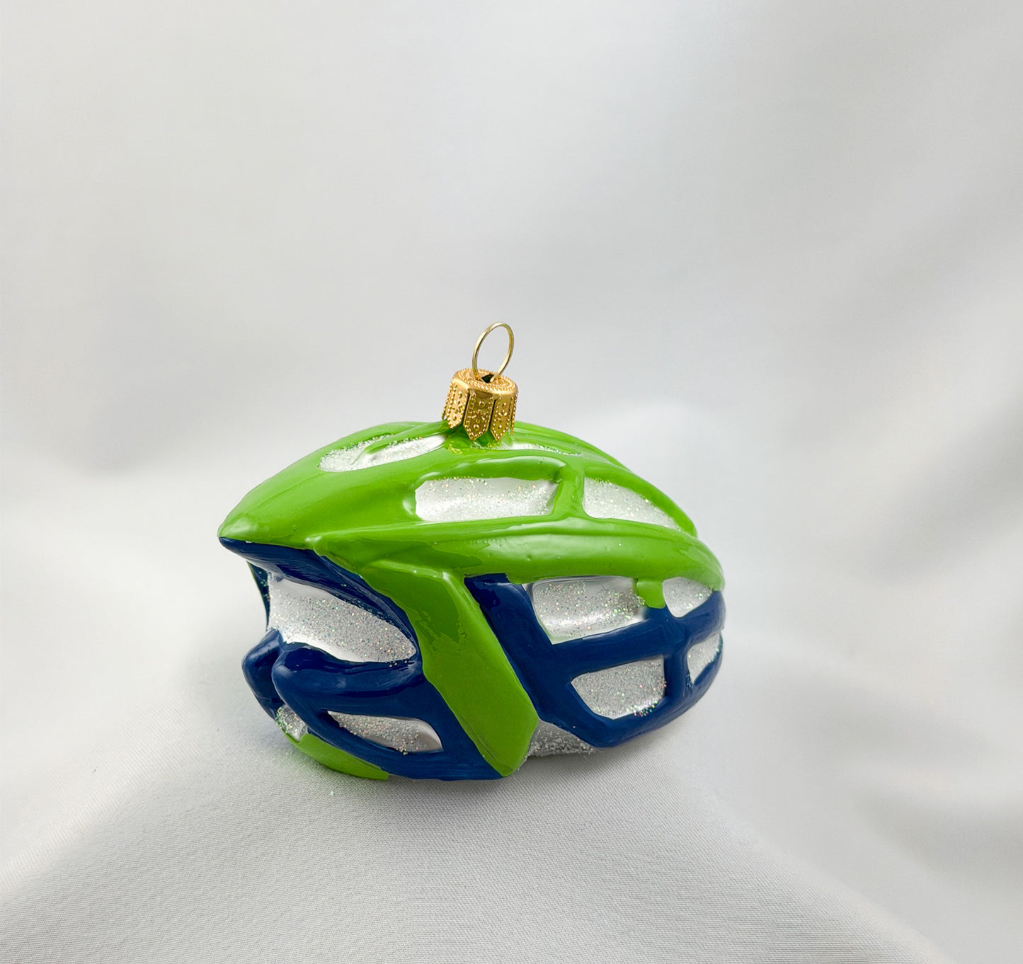 Green cycling helmet