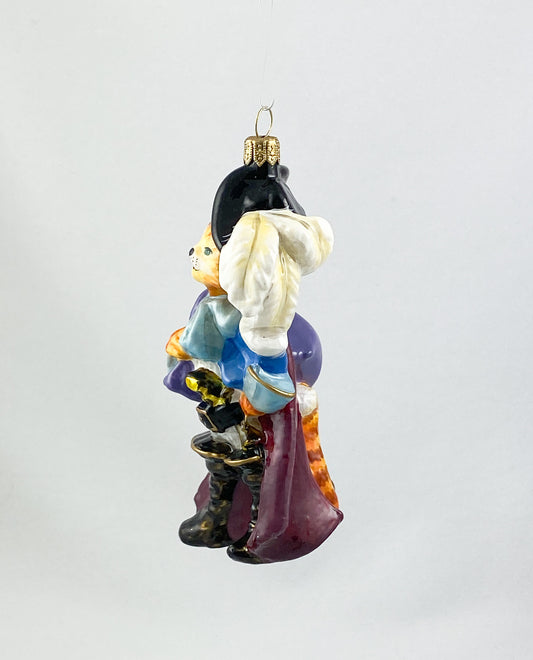 Puss in Boots with White Feather Plume AtlasArt