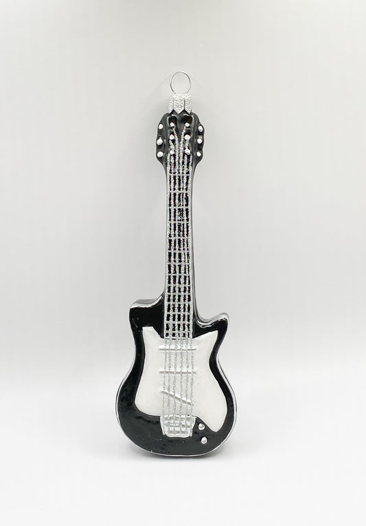 Schwarze E-Gitarre