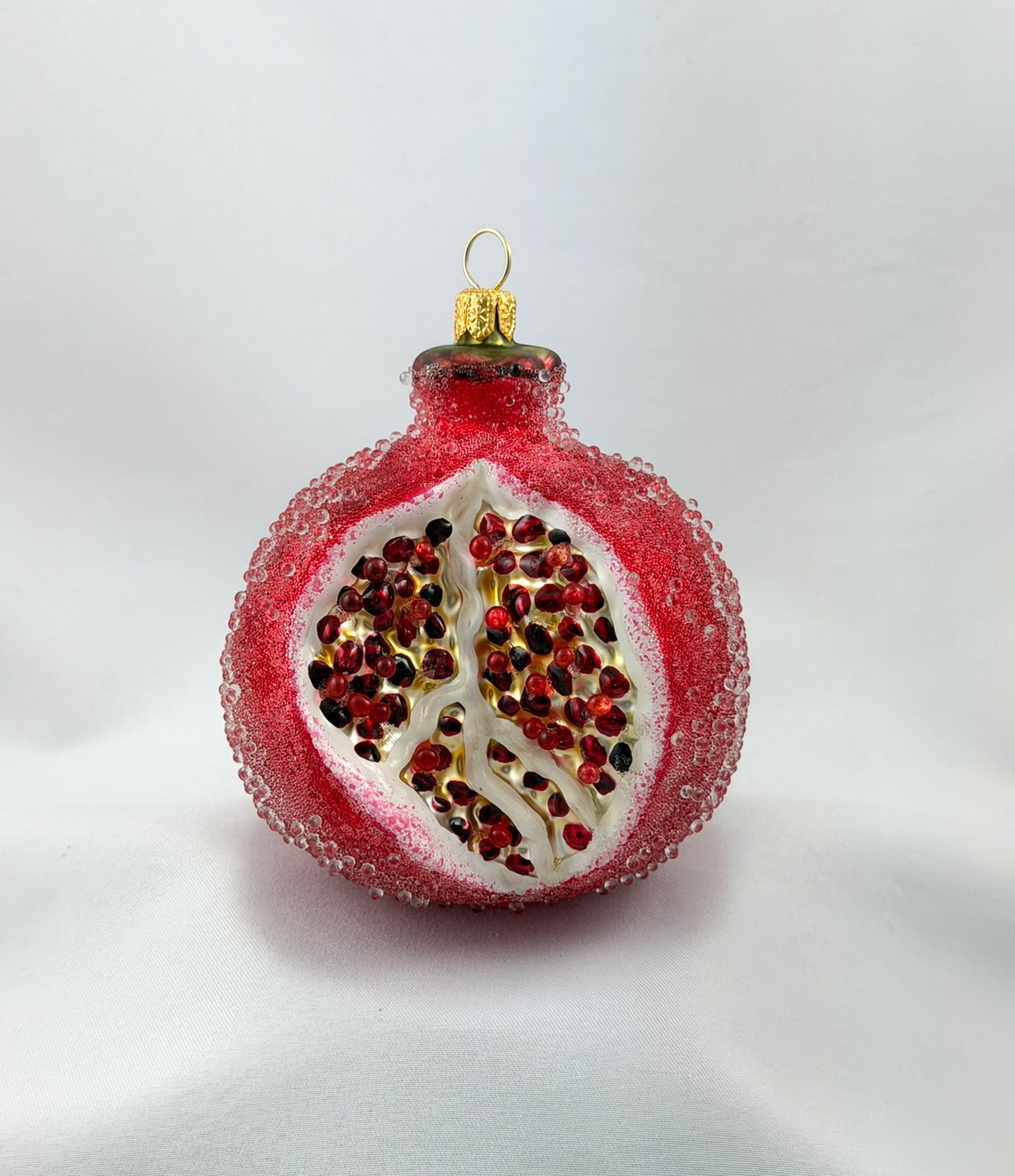 Open Pomegranate with Ice Glitter